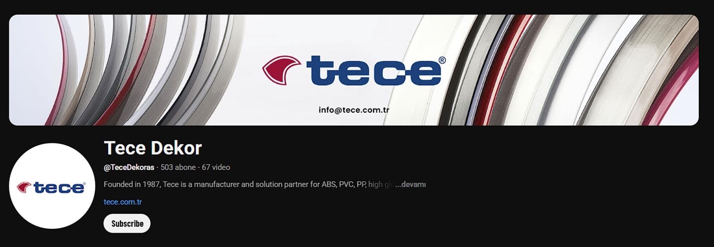 Tece 'nin Youtube Kanalına Abone Olun